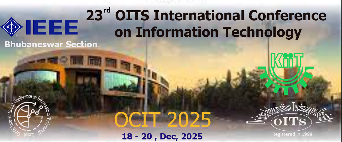 22nd OITS International Conference on Information Technology (OCIT)